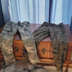 Boys Camouflage Cargo Pants and Sweatpants